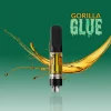 A vape cart of THCa strain gorilla glue indica