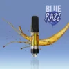 A vape cart of THCa strain blue razz potent and pure cheap thca carts