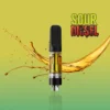 A vape cart of THCa strain sour diesel potent and pure cheap thca carts