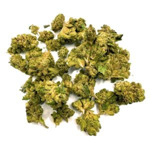 Small Nugs of Exotic Indoor Wedding Cake Indica Hybrid Strain
