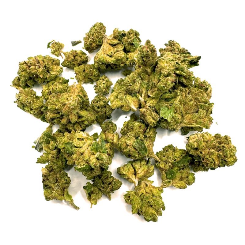 Small Nugs of Exotic Indoor Wedding Cake Indica Hybrid Strain