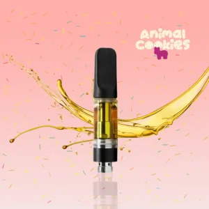 A vape cart of THCa strain animal cookies potent and pure cheap thca carts
