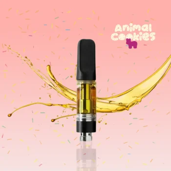A vape cart of THCa strain animal cookies potent and pure cheap thca carts
