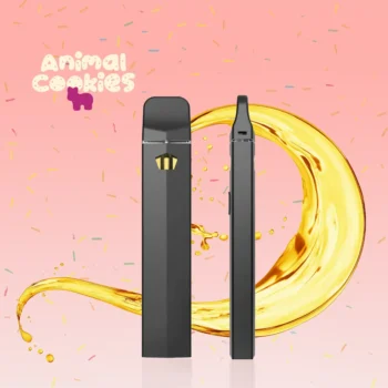 Vape disposable with pink background