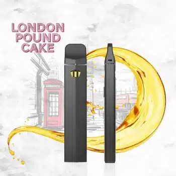 Vape cart with yellow background