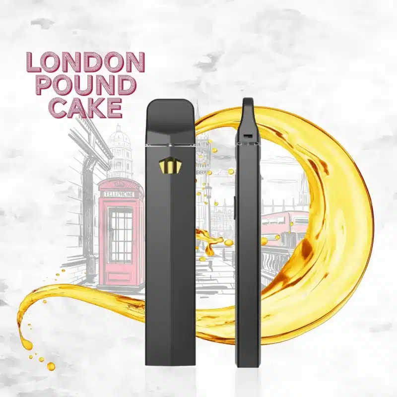 Vape cart with yellow background