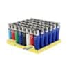 Clipper Lighter Jet Flame Solid Assorted Colors Lighters (480 Count)-48 Count (1 display)