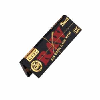 RAW Authentic Rolling Papers Classic 1 1/4 Black